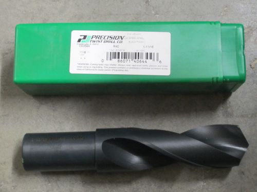 Precision twist drill 1-11/16&#034; hss screw machine stub length edp 040644 for sale