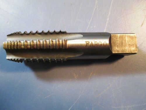Fargo Plug Pipe Tap, 5 flute, 1/2-14 NPTF HSG, interrupted thread