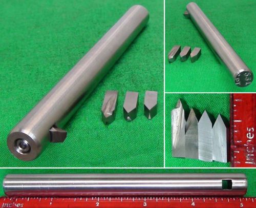Boring threading bar 1/2&#034; holder 3/16 mini lathe tool bit machinist gunsmith lot for sale