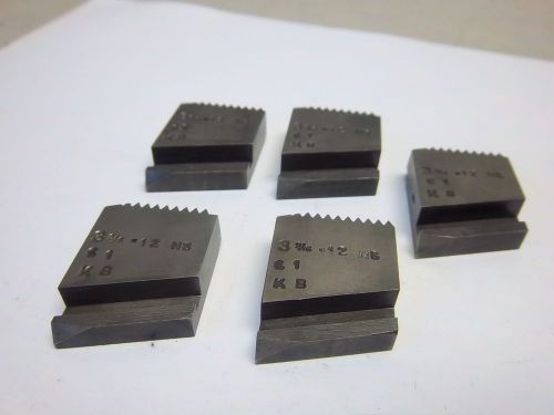 USED SET OF 5 KB CHASERS 3/16-12 NS