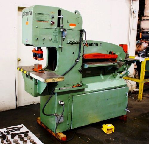 65 ton piranha model pii-65 ironworker w/tooling for sale