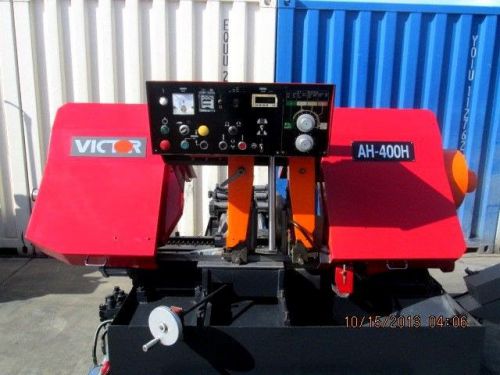 1997 VICTOR MODEL AH 400H 16&#034; FULLY AUTOMATIC HORIZONTAL BAND SAW