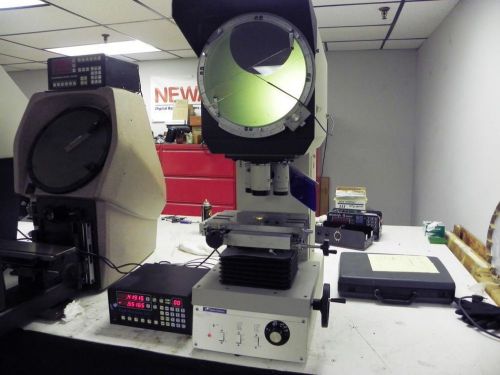 12&#034;taylor hobson bench top optical comparator w/ quadra chek dro, 3 lenses for sale