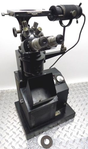 Unitron u-11 bi-1098 optical microscope comparator 12.5x lens for sale