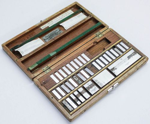 Vintage ellstrom dearborn chromium plated gauge gage measurement block box set for sale