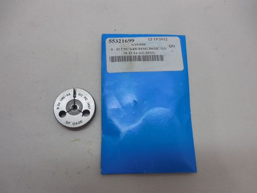 8-32 UNC-3A GO PD .1437 GF RING GAGE G251500 NEW MACHINIST INSPECTION TOOL