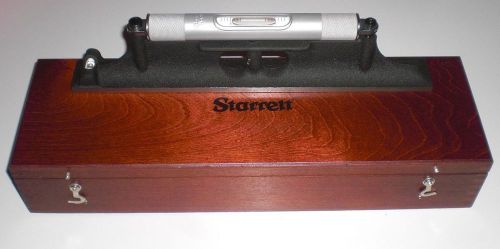 Excellent 12&#034; Starrett 98Z-12 Precision Machinist Level W/ Wood Case, 50444, USA
