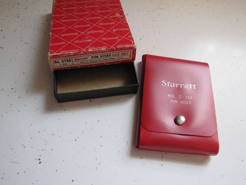 VINTAGE NEVER USED L.S. STARRETT PIN VICE SETOF 4 NO. S166 ORIGINAL CASE AND BOX
