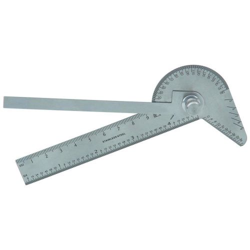 Multi use rule &amp; gauge protractor square center finder circle divider ruler etc for sale