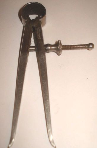 3 inch starrett &#034;fay&#039; spring-type inside caliper heavy legs solid nut no.74a-3 for sale