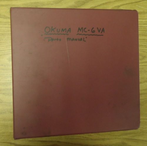 Okuma mc-6va vertical machining center with osp5000m-g cnc parts manual for sale