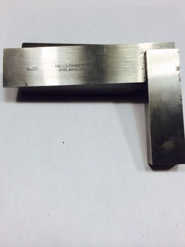 Starrett # 20 3 &#034; steel square   tools tool machinist toolmaker