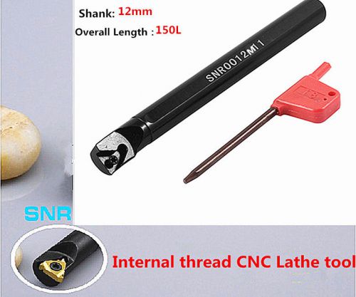 Snr0012m11 150l internal thread turning tool holder for 11 ir indexable insert for sale
