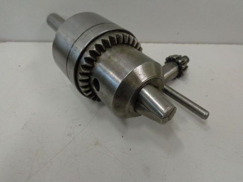 Rohm r4-3 drill chuck with 5/8&#034; straight shank 1/32 - 5/8&#034; capacity    stk 1317 for sale