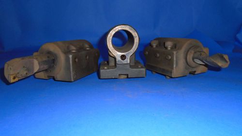 Lot of 3 drill tool holder for warner and swasey machinist lathe machine insert for sale
