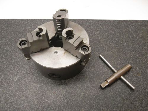 Lathe Chuck, 5 Inch, 3 Jaw COMES WITH CHUCK KEY