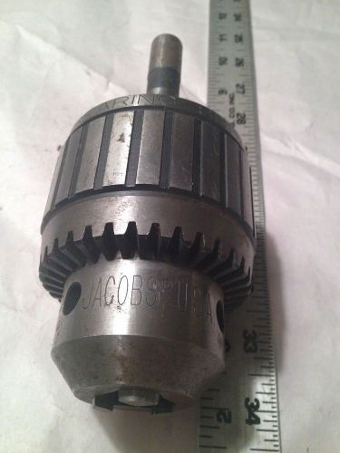 Machinist lathe tool jacobs 18n-4jt ball bearing super chuck 1/8-3/4&#034; svc#30347 for sale