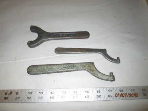 MACHINIST TOOLS LATHE MILL Lot of Machinist Spanner Wrench es for Chuck s