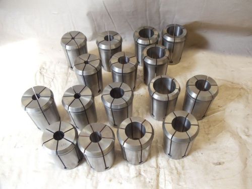HALF-GRIP COLLET SET 16PCS 1/4 TO 1-3/16&#034; BY 16THS