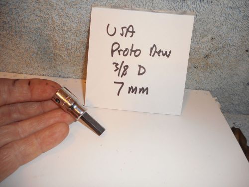Machinists 11/28b buy now brand new usa proto 3/8 drive 7 mm socket for sale