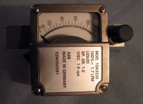 ABB ARMORED PURGEMETER 10A3220 03W050591 NEW-NO BOX FREE SHIPPING SEE PICTURES