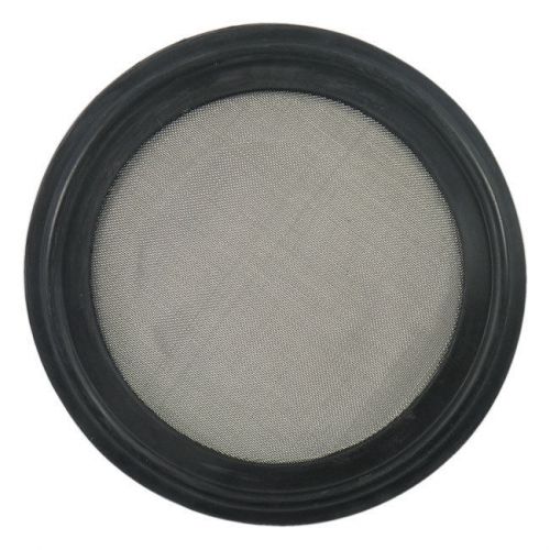 Buna sanitary tri-clamp screen gasket, black - 4&#034; w/ 60 mesh (316l stainless) for sale