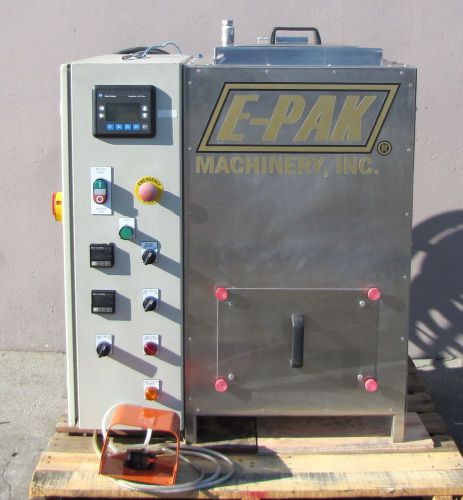 E-pak machinery head molten liquid gravity filling machine for sale