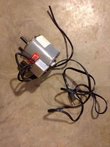 SHELLBACK ELECTRIC MOTOR .13 HP  115V  60hz  3.3 A  1550 RPM 0.5&#034; ARBOR  USED