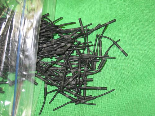 Lot of Approx. 500 Shercon Ultrabake Step Plugs .050&#034; x .090&#034; Black Rubber