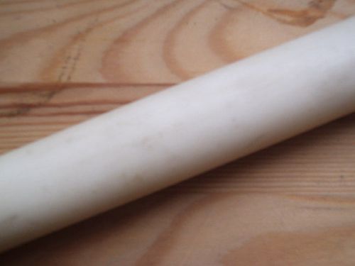 NYLON 6 / ACETRON AKULON diameter 30mm x 250 mm WHITE Round SOLID ROD PA 6 PA 66