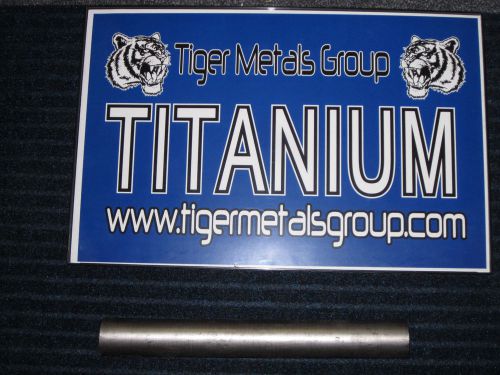 Grade 5 6al-4v titanium solid round bar (1.375&#034; diameter x 11.75&#034; length) #221 for sale