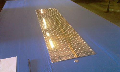 Aluminum flat diamond plate sheet stock 12 in x 48 in, 1/16 thick, 12in, 12 in, for sale