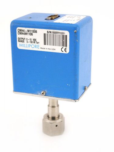 Millipore cmh4-m11s06 0-100m torr 0-10vdc diaphragm gauge gage manometer assy for sale