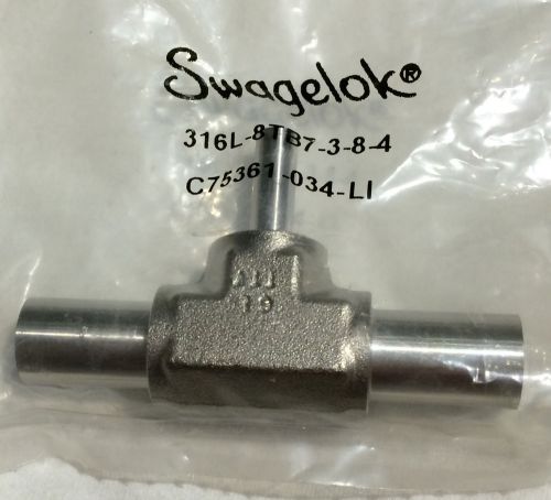 Swagelok 1/2 x 1/4 reducing Tee weld fitting