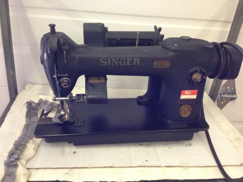 SINGER 241-12  SINGLE NEEDLE  WITH MANSEW RUFFLER  INDUSTRIAL SEWING MACHINE