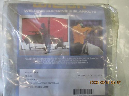 Wilson Welding curtains &amp; blankets Cat # SP33302 4&#039;X6&#039; NEW