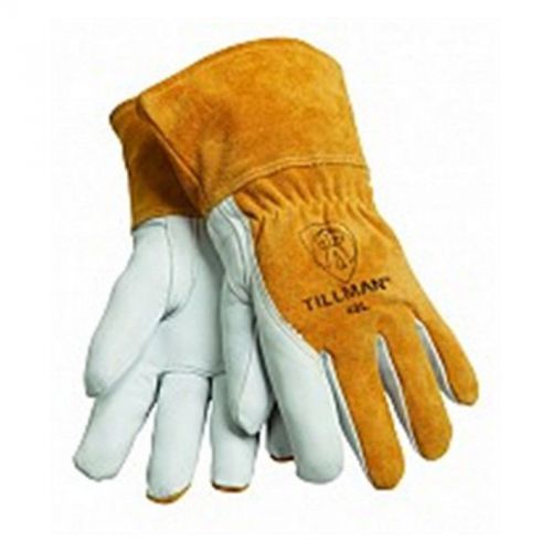 Tillman 48 top grain goatskin/cowhide fleece lined mig welding gloves, large for sale
