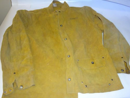 Radnor Brown Leather Welding Jacket Size XL 3280 RN- 80372