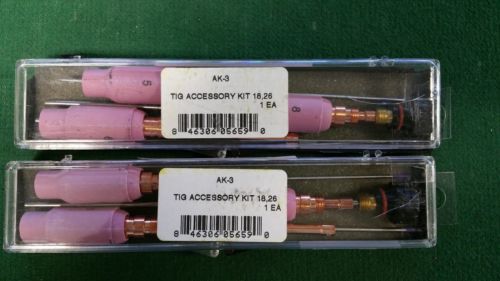 Weldmark ak3 tig torch accessory kit - ak3 for 18 &amp; 26 series torches for sale