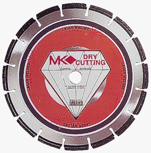 Mk diamond 152204z 12-inch dry cutting segmented saw blade with 20-millimeter ar for sale