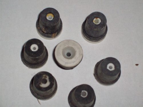 Clarke abrasive sandblaster nozzle nozzles lot w/ seals of (7) for sale