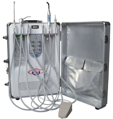 Portable Dental Unit with Air Compressor Suction System 3 Way Syringe BD-406 2H