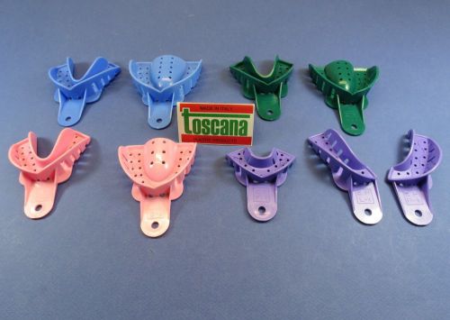 Dental Impression Tray Plastic Abs Assorted Kit /9 TOSCANA