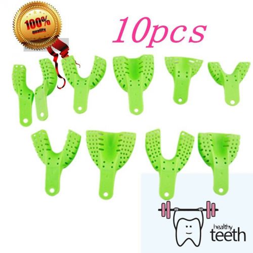 HOT! 10pcs New Dental Impression Trays Autoclavable Dental Central Dental Supply