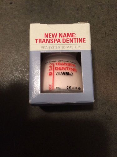 Vita Transpa Dentine Unopened