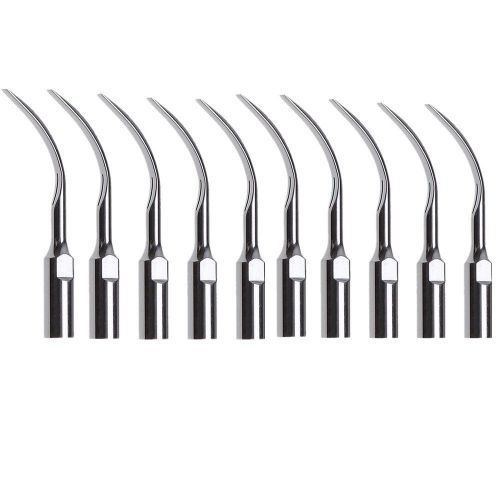 10pc dental ultrasonic piezo scaler scaling tips for satelec dte handpiece gd6 for sale