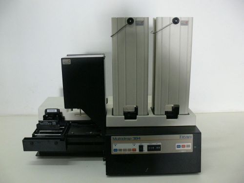 Thermo multidrop 384 titan microplate liquid despenser/ stacker for sale
