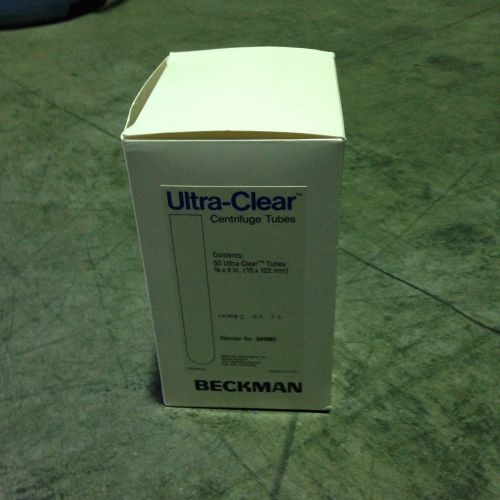 Beckman ultraclear centrifuge tubes 344061 for sale