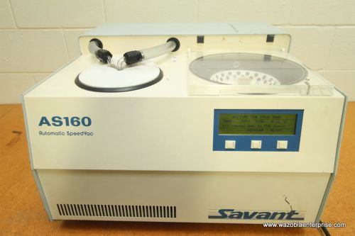 Savant automatic speedvac as160 cold trap for sale