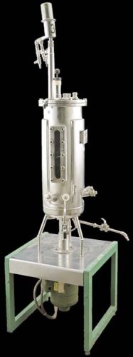 B. braun es-15 lab ss double-jacketed vessel fermentor fermenter system #1 for sale